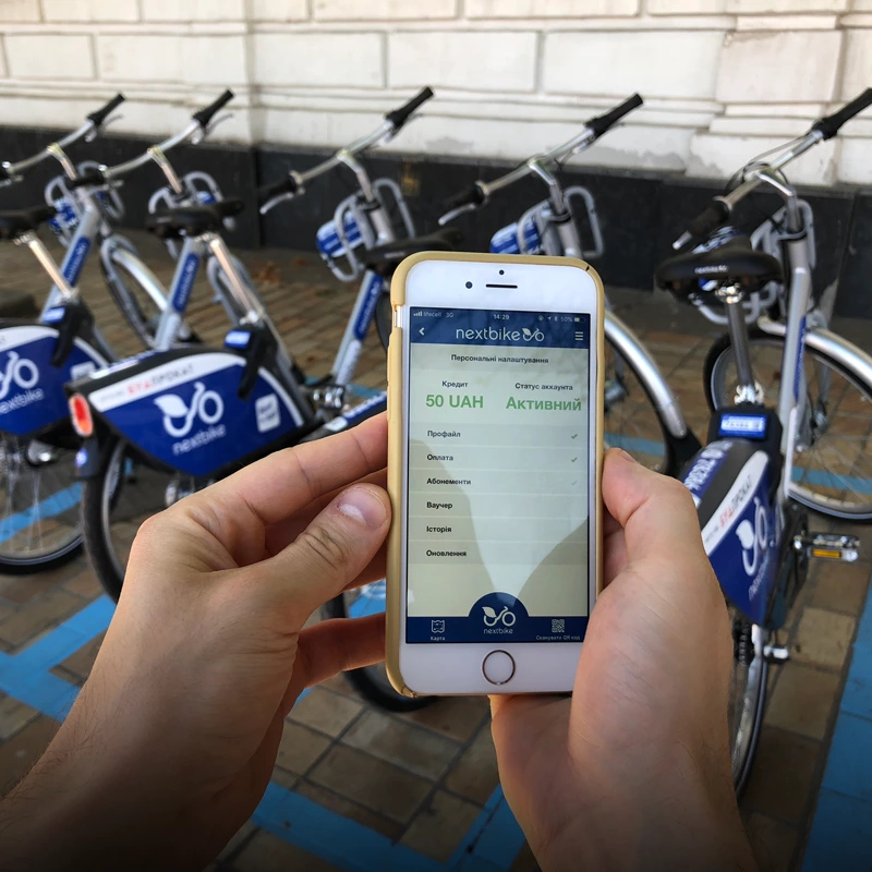 У Києві запустили сервіс велопрокату Nextbike: як це працює