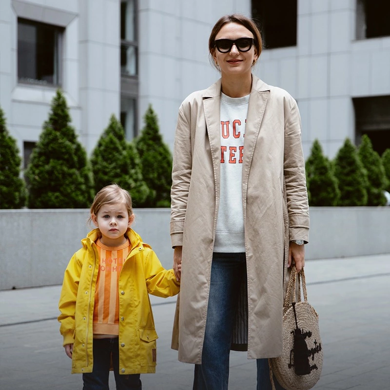Олена Масюткіна, 34 роки, власниця магазину Milk Kids, та донька Меланія, 4 роки