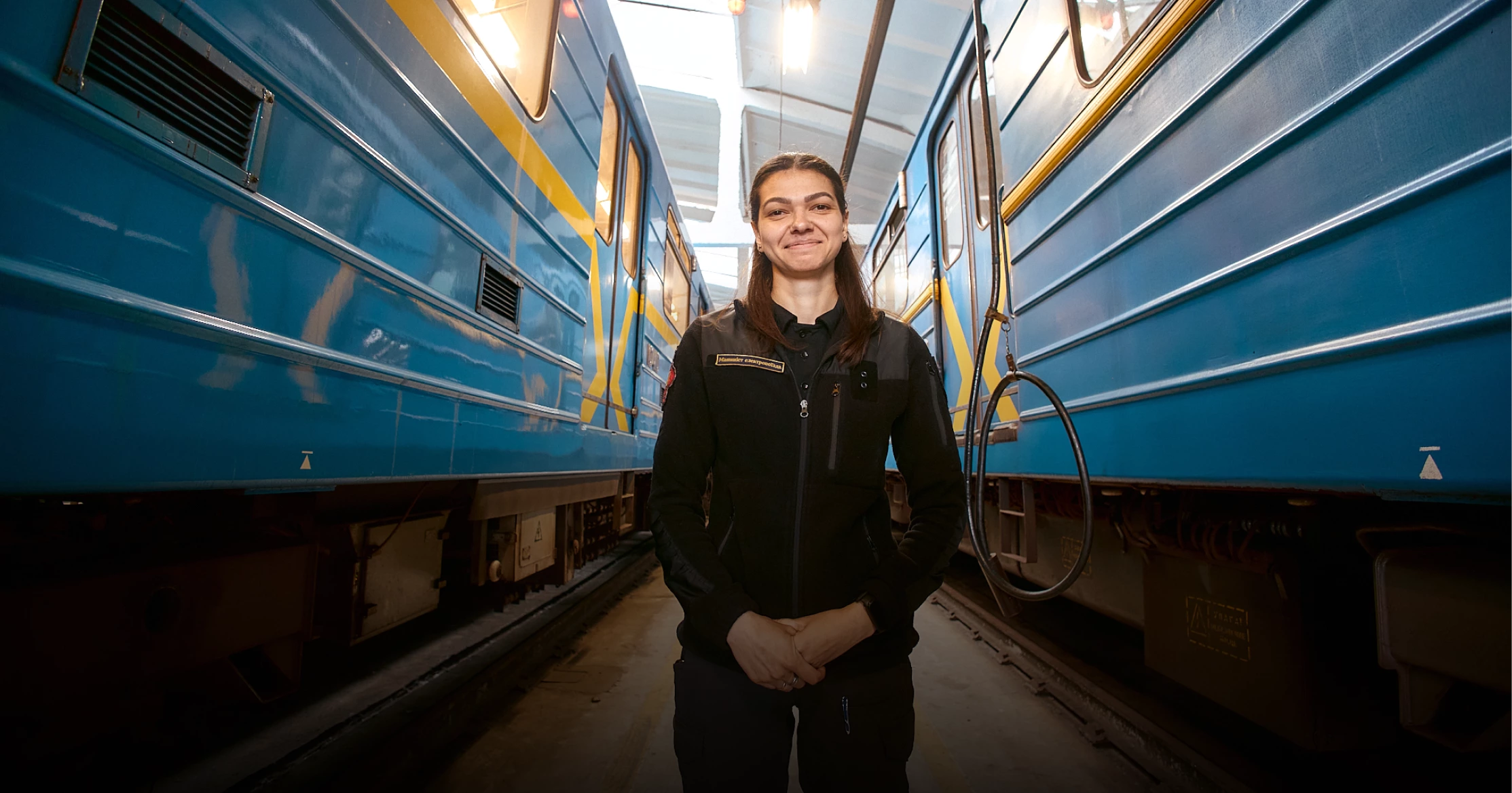 Це перша машиністка київського метро