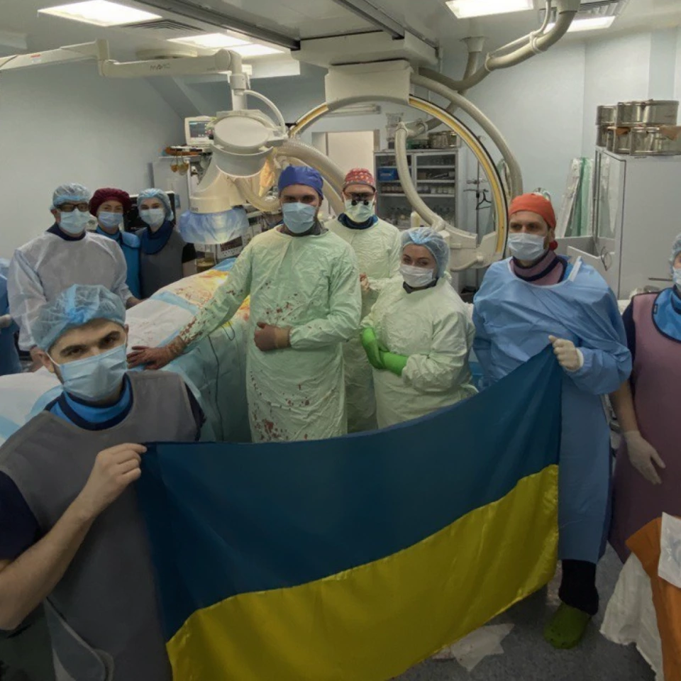 We spent the 50 days following 24 February working as cardiac surgeons. And then we got married