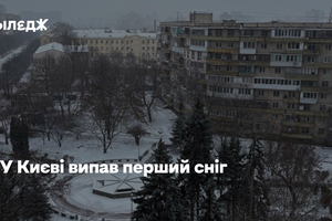 У Києві випав перший сніг