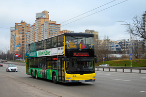Четвертий (і останній) двоповерховий автобус вийшов на маршрут у Києві