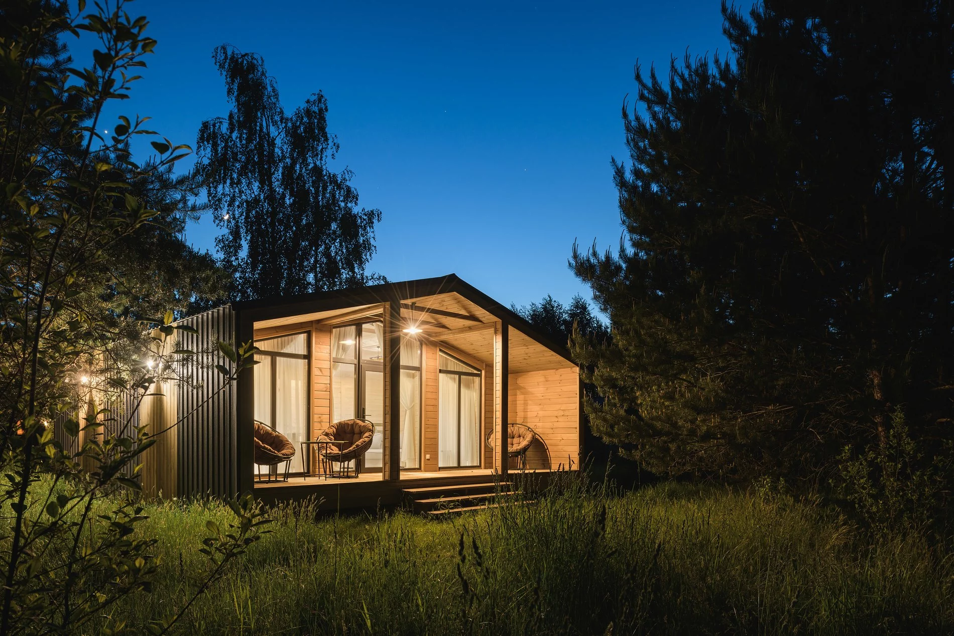 Сучасний будинок у природному середовищі